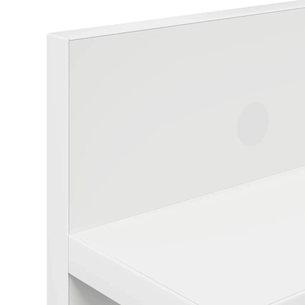 vidaXL Appendiabiti a muro Bianco 80 x 10.5 x 18 cm Legno multistrato