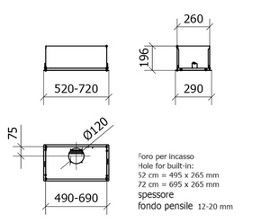 BLOCK STAR cm 52 â€“ Inox, Zincato - 380 m3/h