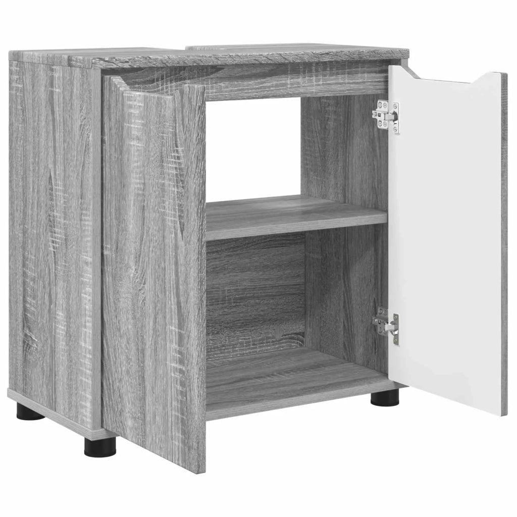 Mobile per lavabo da bagno Grigio Sonoma 60 x 30 x 60 cm 888753