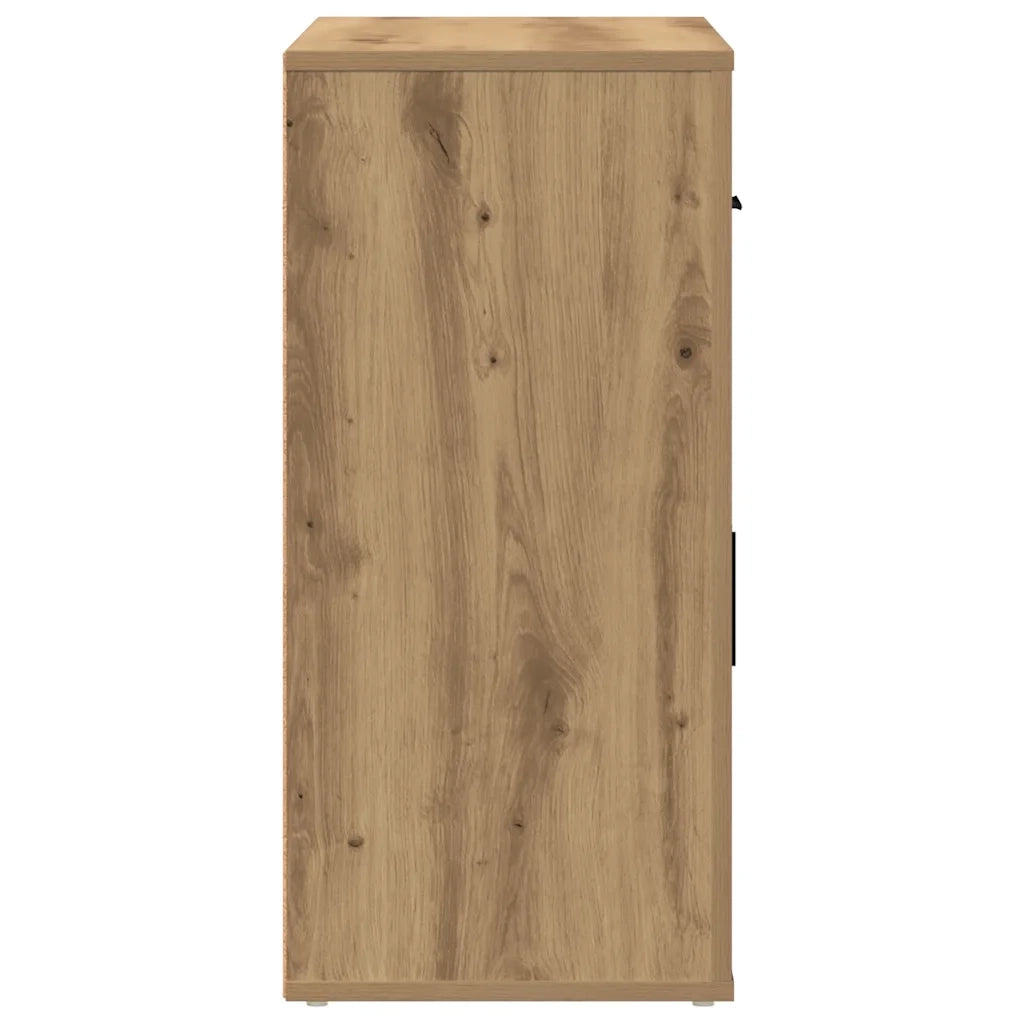 Credenza | Madia | Buffet da pranzo | Armadio da pranzo Rovere Artigianale 80x33x70 cm in Truciolato