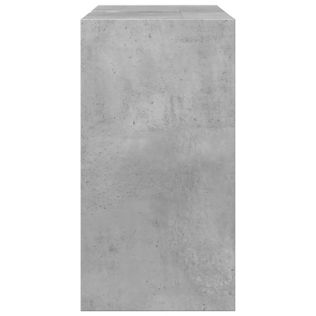 Mobile Lavabo-Armadietto da bagno Grigio Cemento 63x29x55 cm in Legno Multistrato 500104
