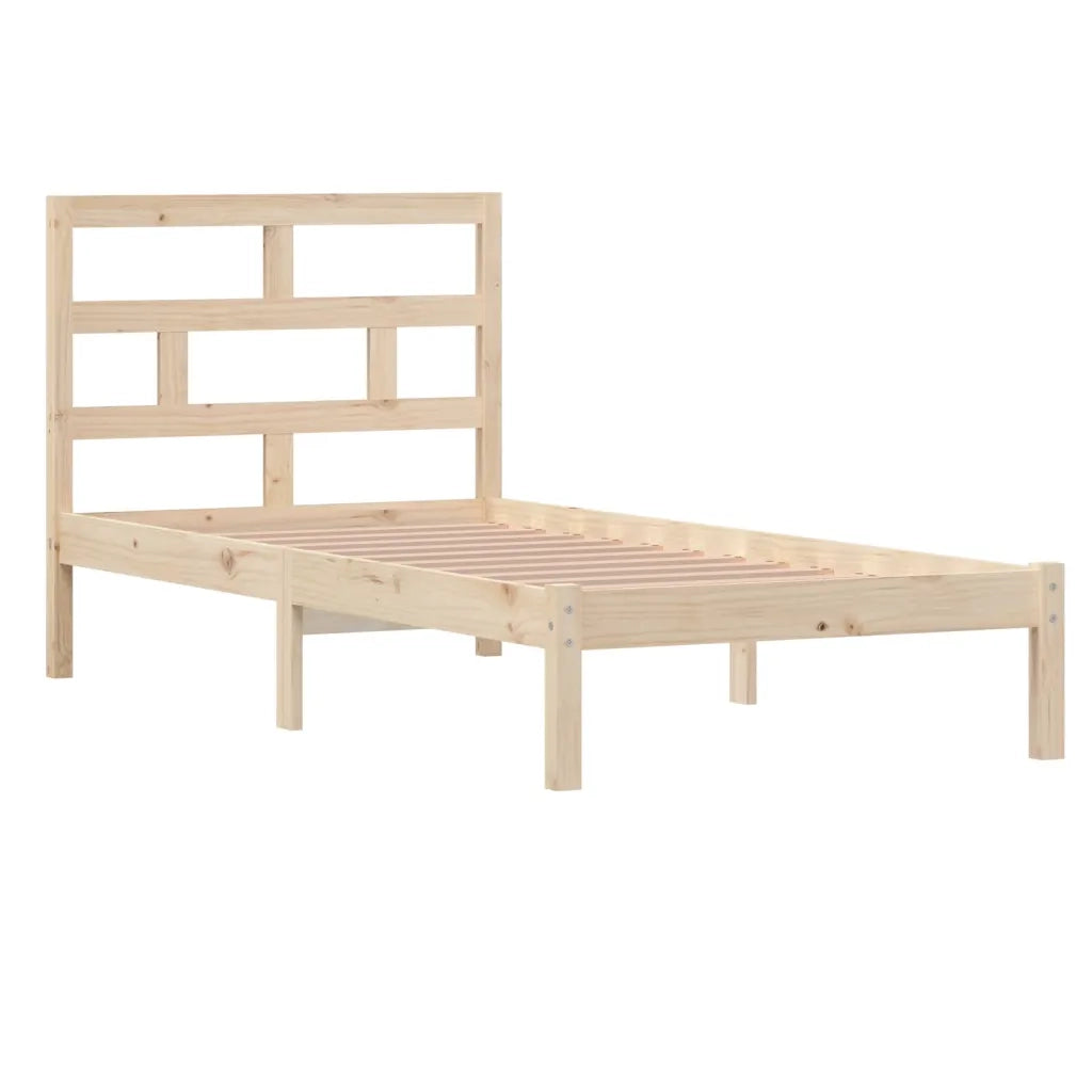 Letto singolo | Letto per adulti | Giroletto 90x190 cm Single in Legno Massello