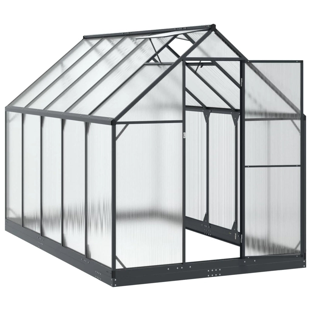 Serra da Giardino con porta Antracite 183,5 x 303,5 x 207 cm