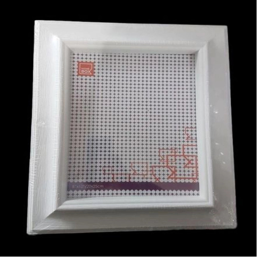 Trade Shop - Cornice Portafoto Porta Foto Fotografia 13x18cm Bianca Effetto Legno -