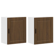 Pensili da Cucina | Mobile da Cucina 2 pz Porto Rovere Marrone Legno Multistrato