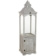 Lanterna in legno 30x30x112h cm