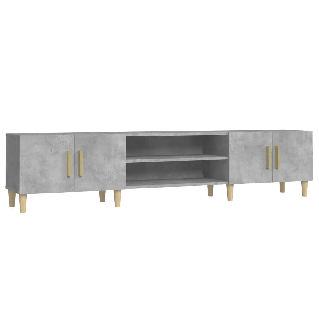 Mobile TV | Armadietto TV | Mobile Porta TV Grigio Cemento 180x31,5x40 cm Legno Multistrato