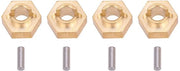 Adattatore a 4 vie a 6 facce in ottone - Set - Adattatore a 6 facce - Materiale di alta qualità - Duraturo - Design innovativo - Adattatore per ruote