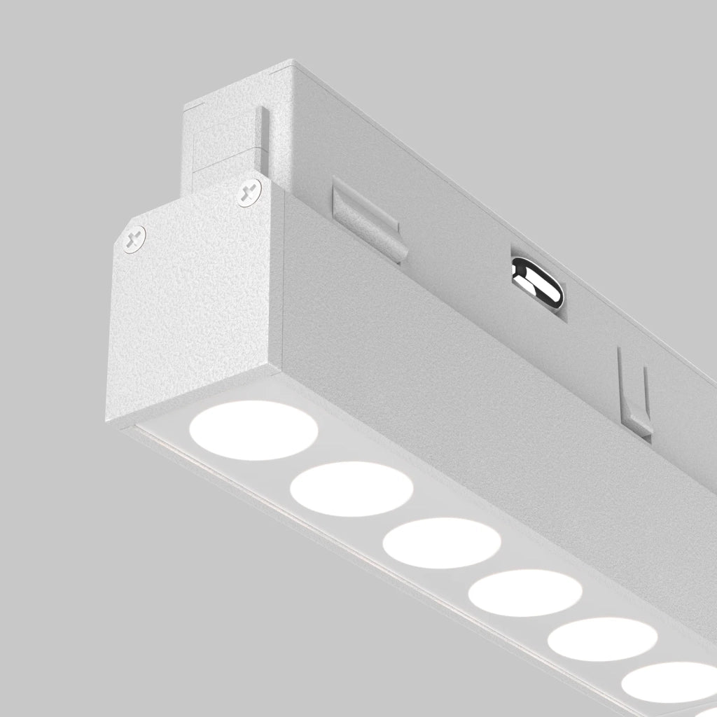 Maytoni Lampada da binario moderna Exility Points 1 luce LED integrato bianco alluminio