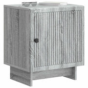 Set di 2 Comodini | Armadio da Notte | Mobiletto da notte Grigio Sonoma 43 x 34,5 x 50 cm