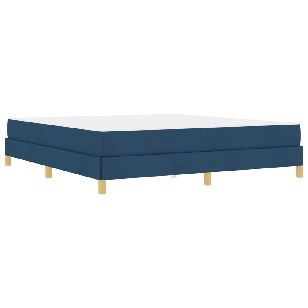 Letto a molle con materasso Blu 180 x 200 cm Tessuto 3398590