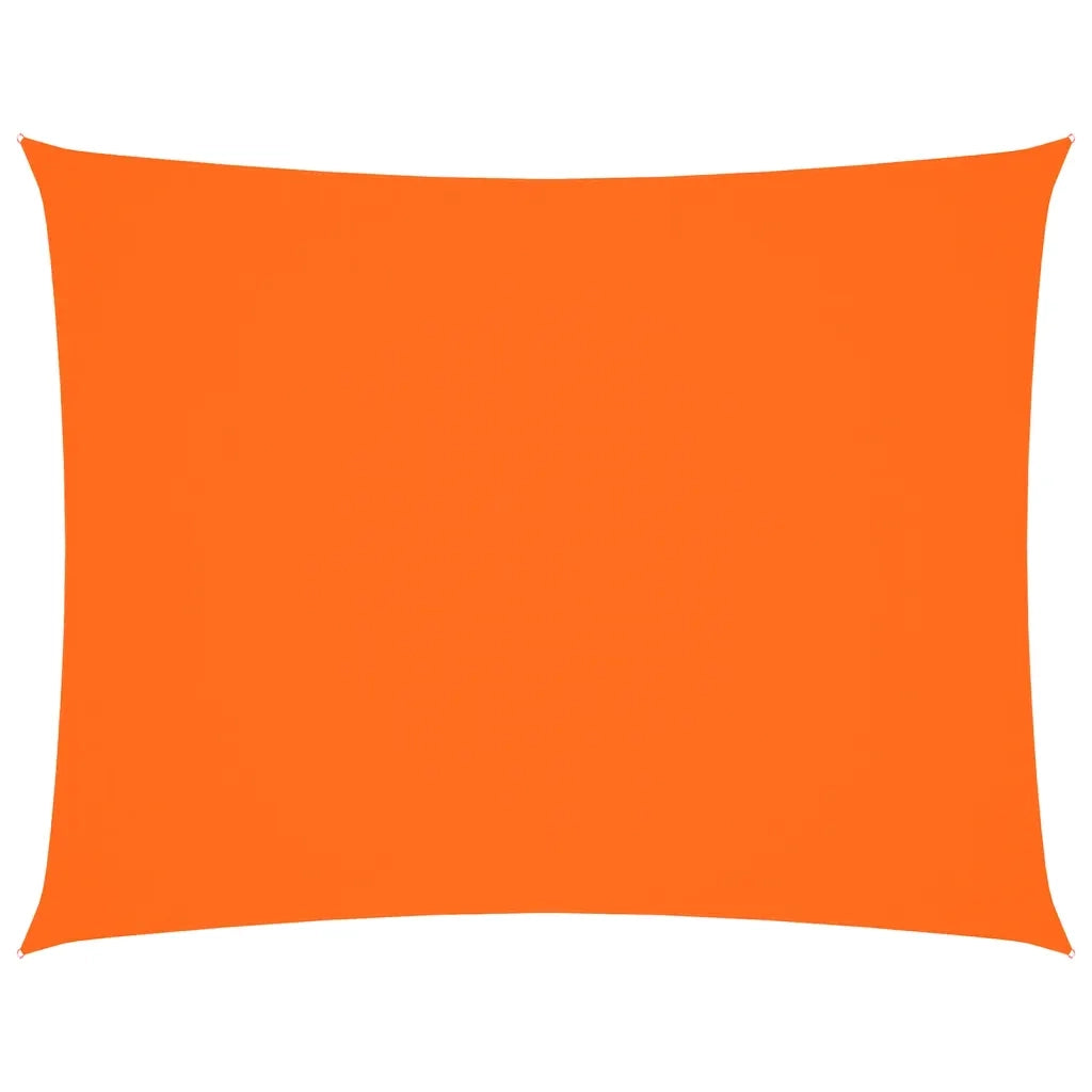 Parasole a Vela in Tessuto Oxford Rettangolare 3,5x5m Arancione cod mxl 21944