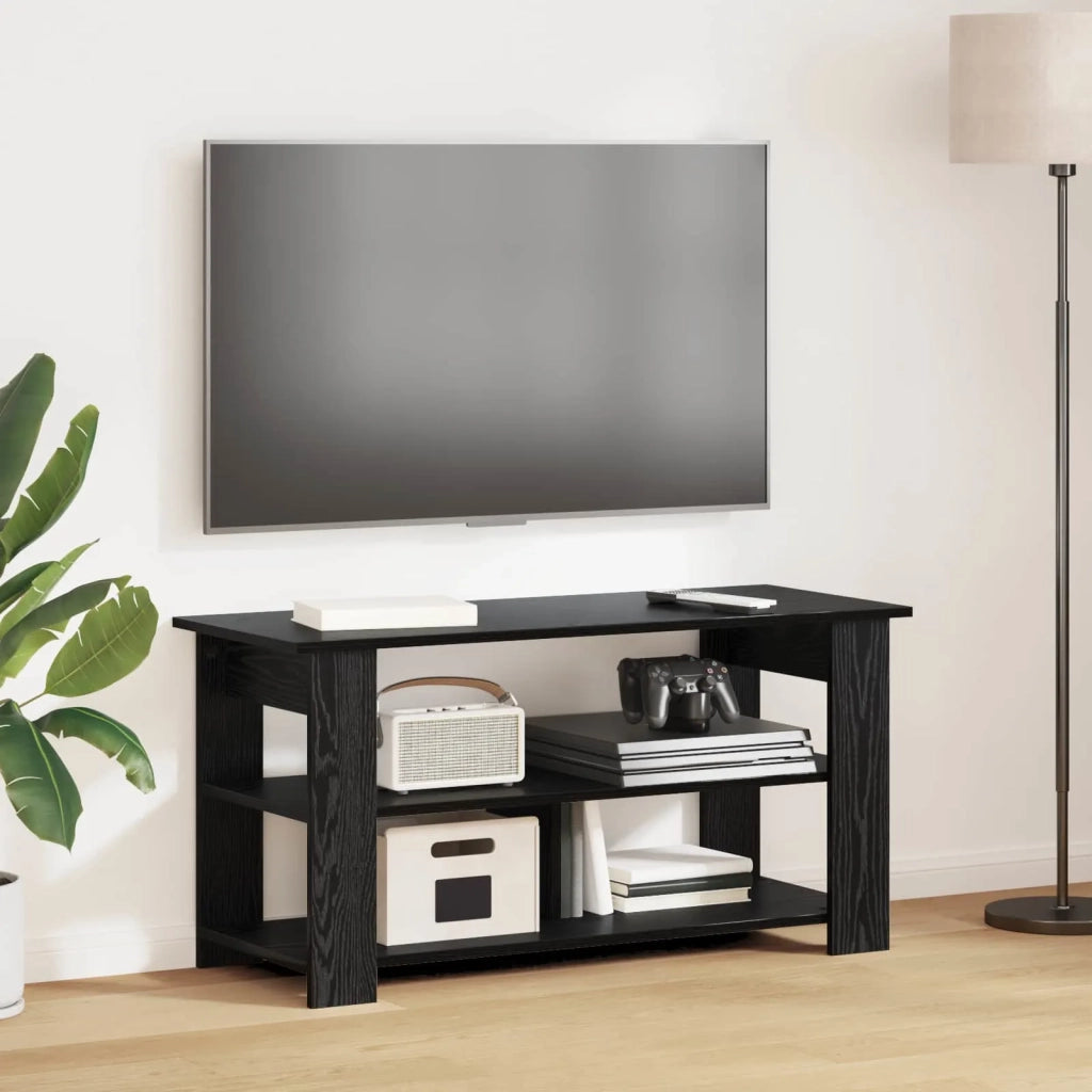 Supporto TV Rovere Nero 100 x 40 x 50 cm 8000389