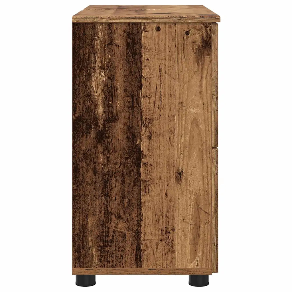 Mobile da Bagno con cassetto Legno vecchio 76,5 x 35 x 64 cm 883302