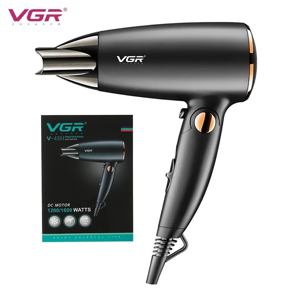Trade Shop - Asciugacapelli Professionale Vgr V-439 – Phon Parrucchiere 1600w -