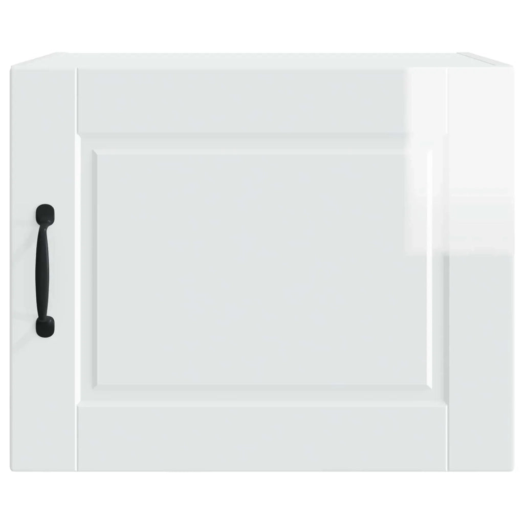 Pensile da cucina | Armadietto a muro PORTO 2 pz Bianco Lucido 50 x 31 x 40 cm