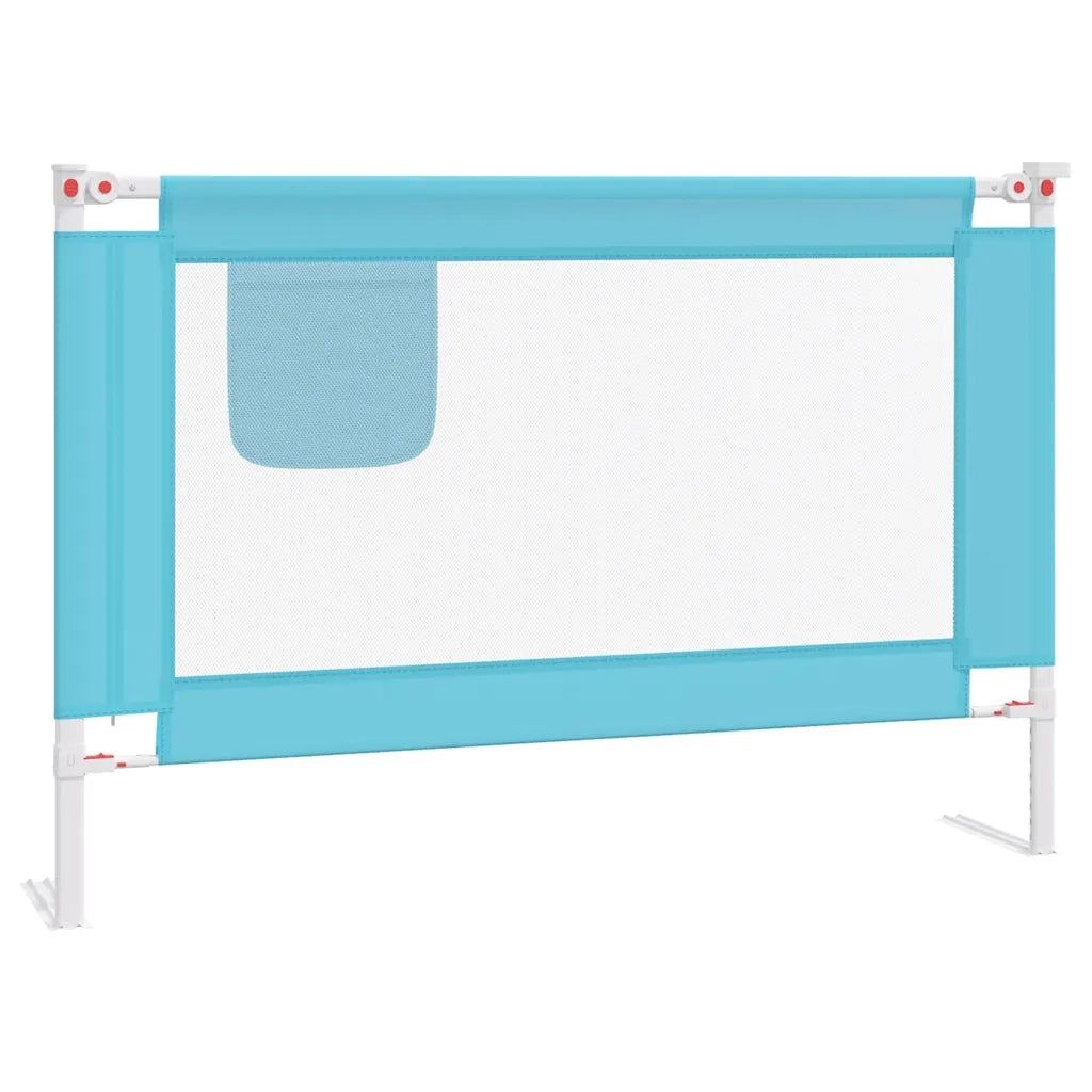 Sponda Letto di Sicurezza per Bambini Blu 100x25 cm in Tessuto CFW4475205