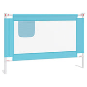 Sponda Letto di Sicurezza per Bambini Blu 100x25 cm in Tessuto CFW4475205