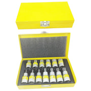 Trade Shop - Kit Chiavi A Bussola Torx Tipo Millerighe Helved Da 13pz Cromovanadio Hld10117 -