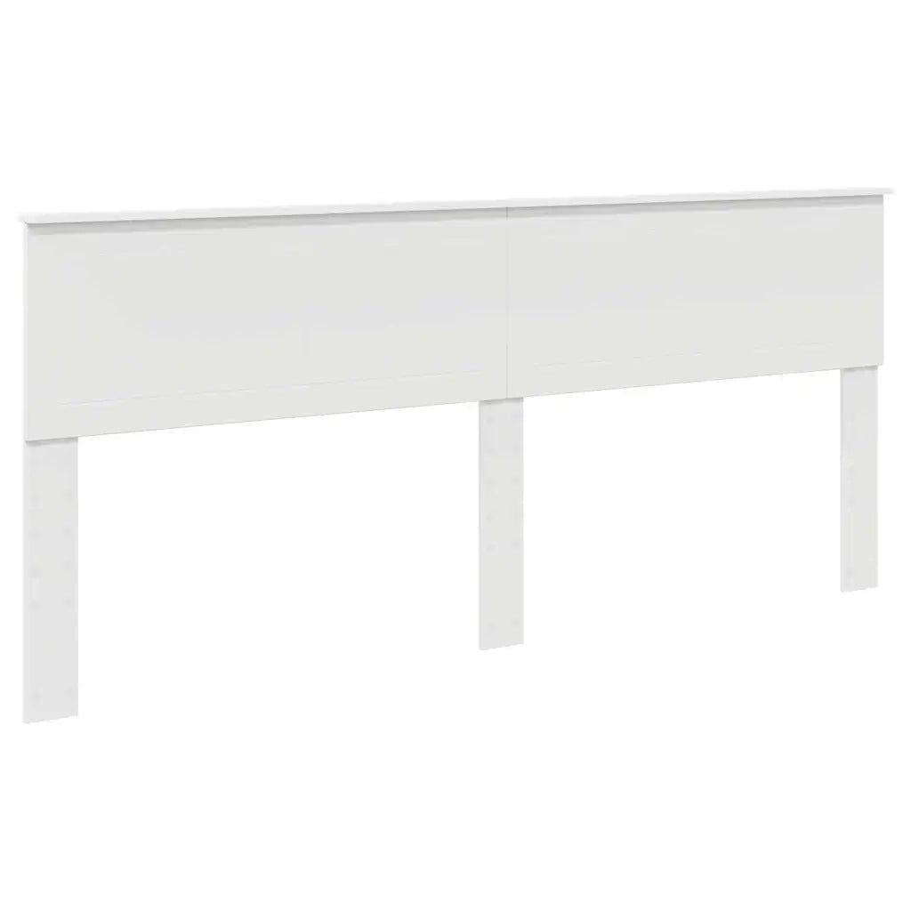 Testiera-Testata-Testiera Decorativa Bianco 200 cm Legno multistrato 263769