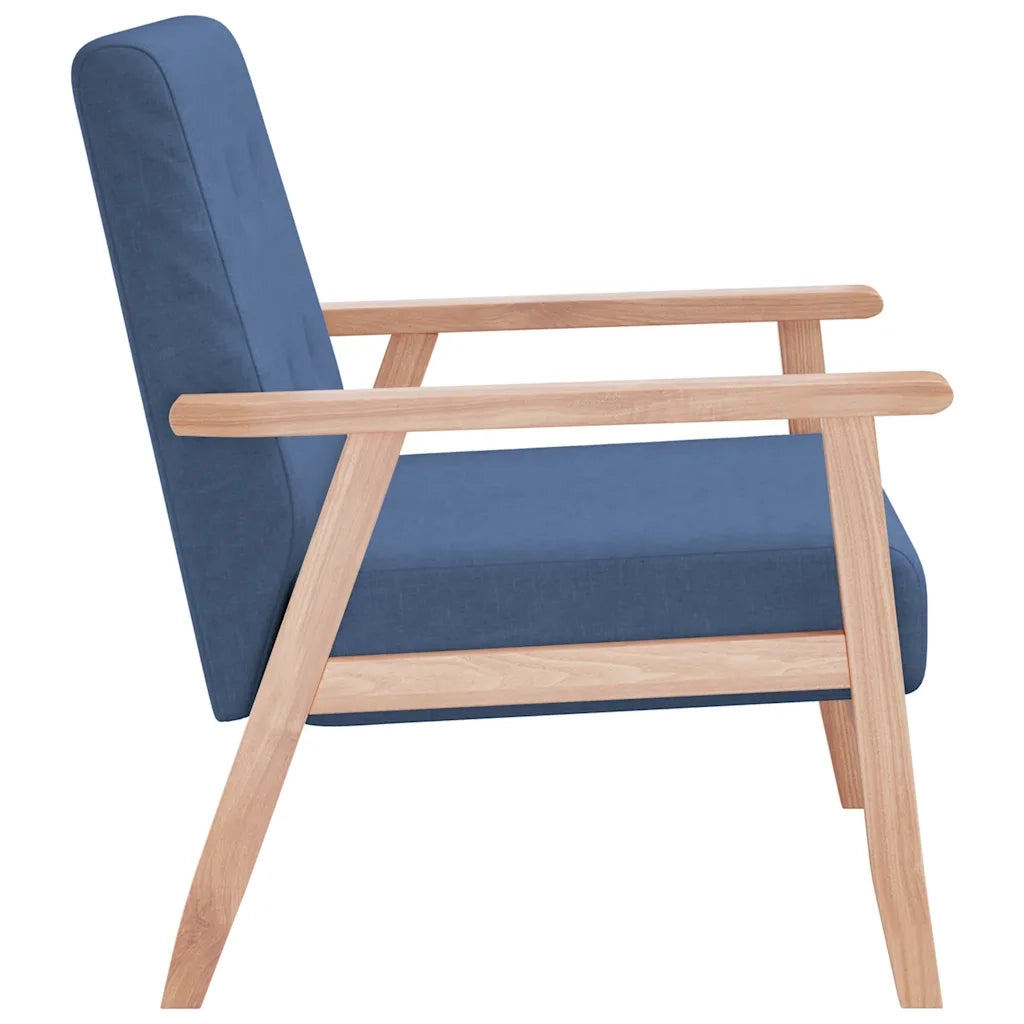 Poltrona Blu in Tessuto cod mxl 13133
