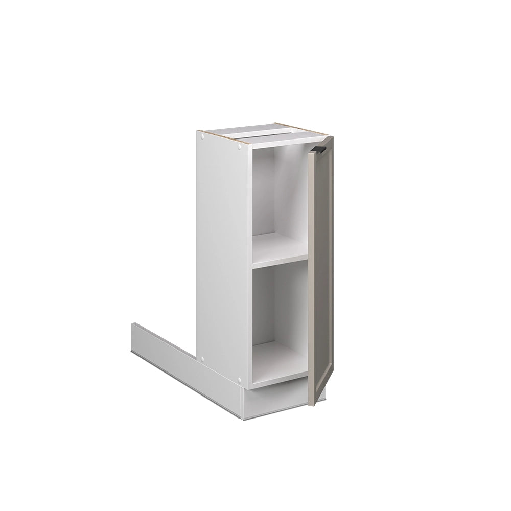 Isola da cucina Fame-Line GrigioBeige/Bianco 30 cm senza piano di lavoro Vicco
