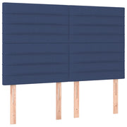 Testiera | Testata Blu 144x5x118/128 cm Tessuto