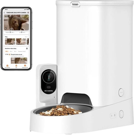 Dispensatore di Fieno - Dispensatore di Fieno - Dispensatore di Fieno per Gatti - Sacca Cibo Automatica