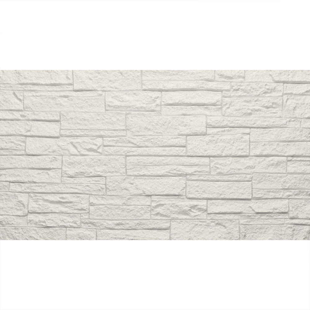 Set 12 Pannelli Decorativi Area 8,6 mq 120x60x2,5 cm Rivestimento Murale Effetto Mattoni in Pietra 3D in PU Quarzite