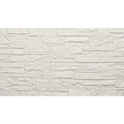 Set 12 Pannelli Decorativi Area 8,6 mq 120x60x2,5 cm Rivestimento Murale Effetto Mattoni in Pietra 3D in PU Quarzite