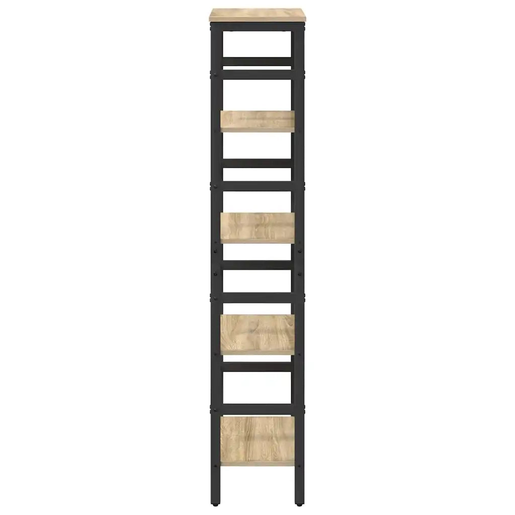 Libreria-Scaffale per Libri-Mobile di Stoccaggio Rovere Sonoma 40 x 29,5 x 149 cm Legno multistrato