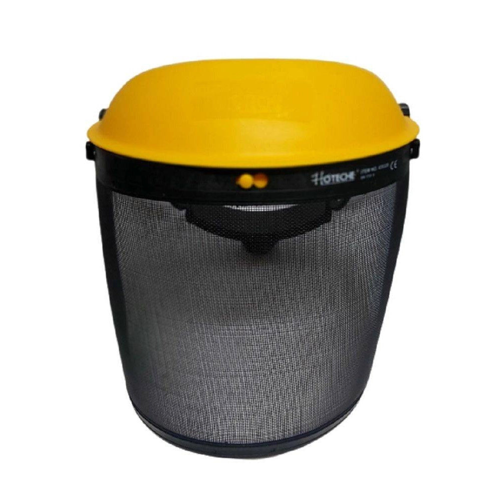 Trade Shop - Visiera Per Decespugliatore Cuffie Regolabile A Rete Protettiva Maschera 435320 -