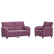 Set di divani 2 pcs Viola Velluto 3430447