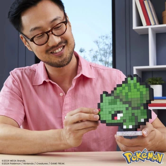 MEGA-Pokémon-Bulbizar-Scatola da costruzione retrò 374 pezzi - MEGA Pokémon - HTH75