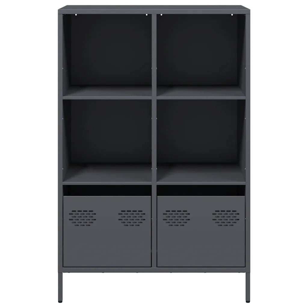 Credenza-Buffet-Armadio da cucina Antracite 68x39x103,5 cm Acciaio 707454