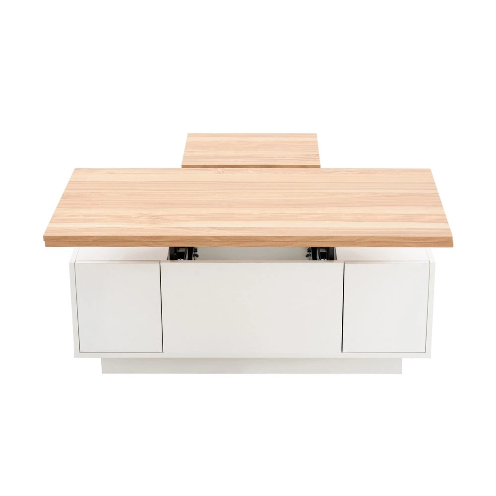 Tavolino da Caff¨¨ con Doppio Piano Sollevabile e Vano Contenitore ¨C MINIMAL ¨C Design Moderno