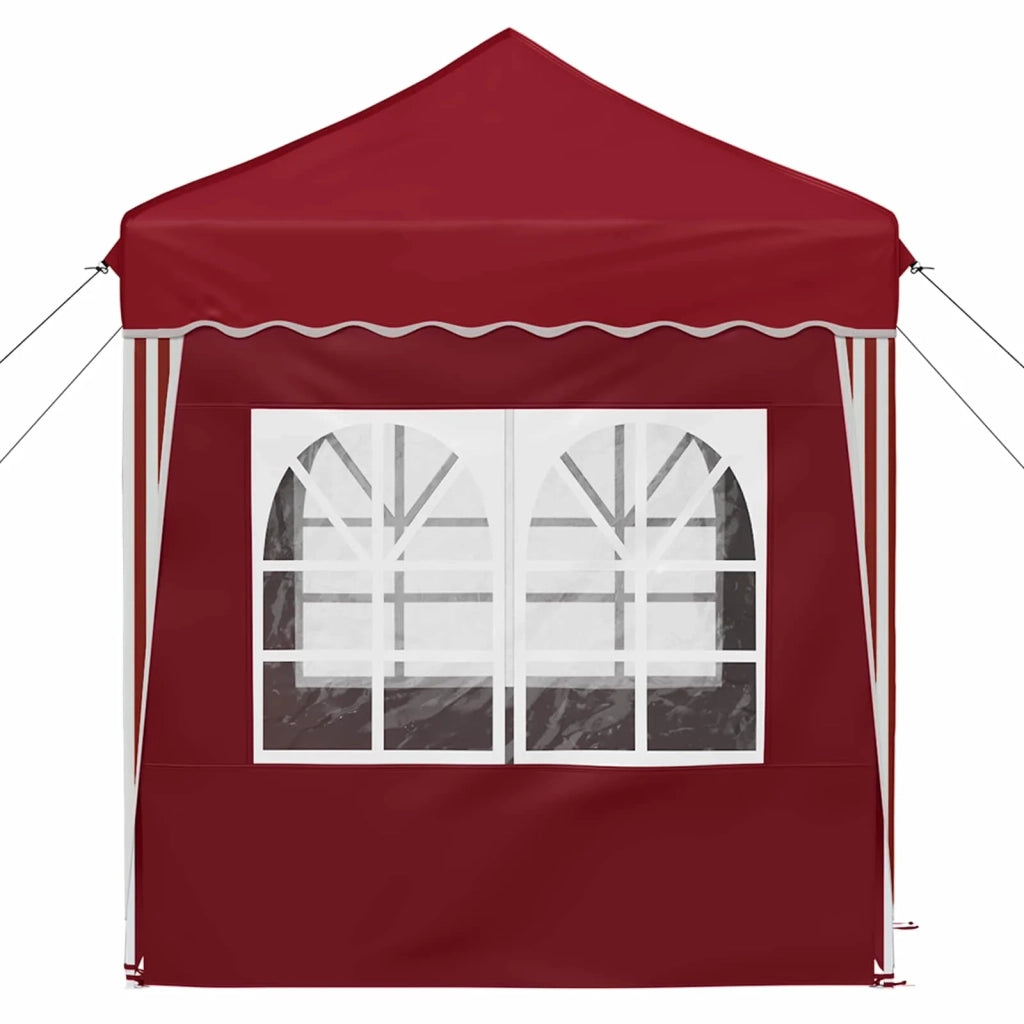 Tenda per feste a pop-up 195 x 195 x 245 cm Borgogna