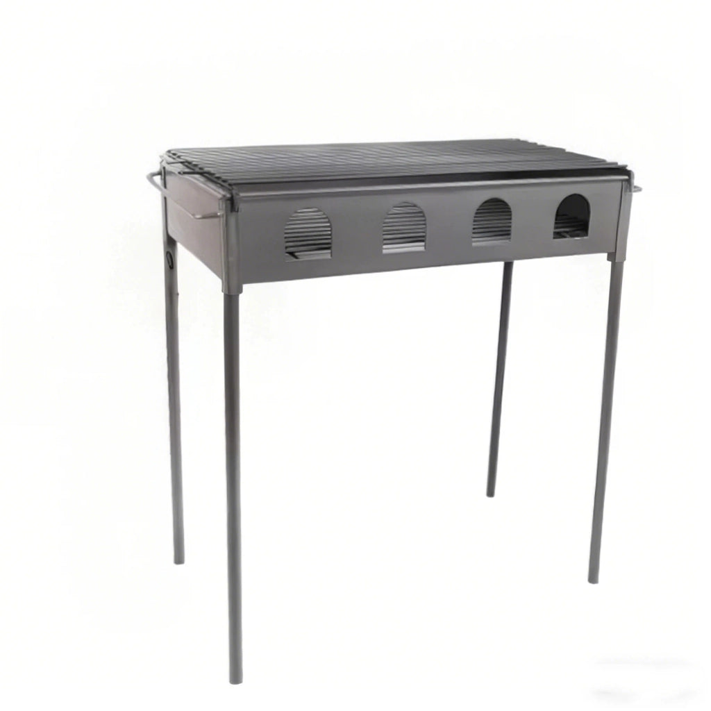 Barbecue a Carbonella Portatile e Compatto 63x34x63cm per Giardino Campeggio e Picnic