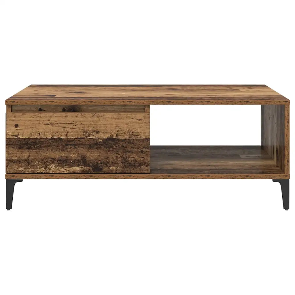 vidaXL Tavolino da salotto Legno vecchio 90 x 60 x 35 cm