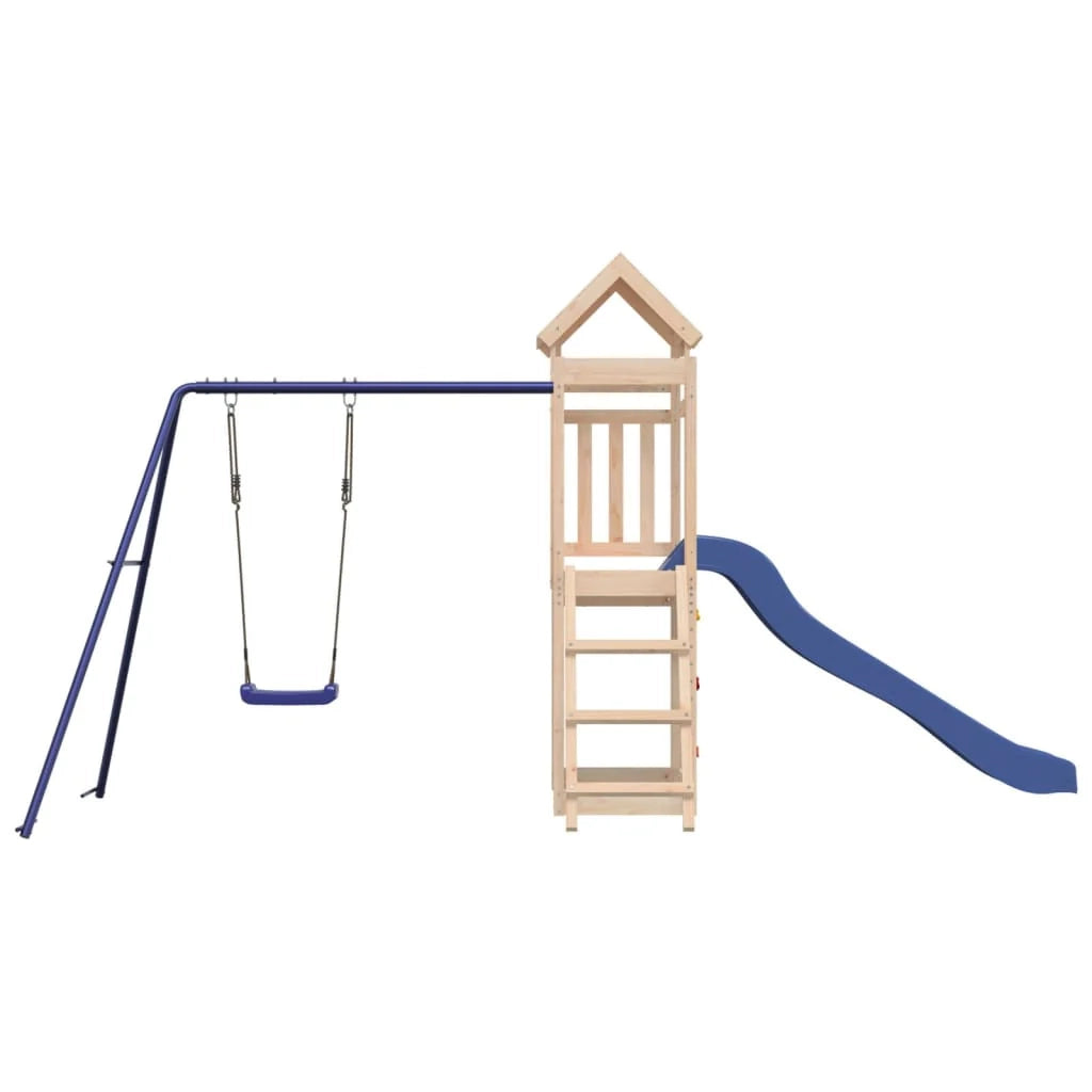 Area giochi esterna 434 x 186 x 214 cm in legno massello di pino 02_0004637