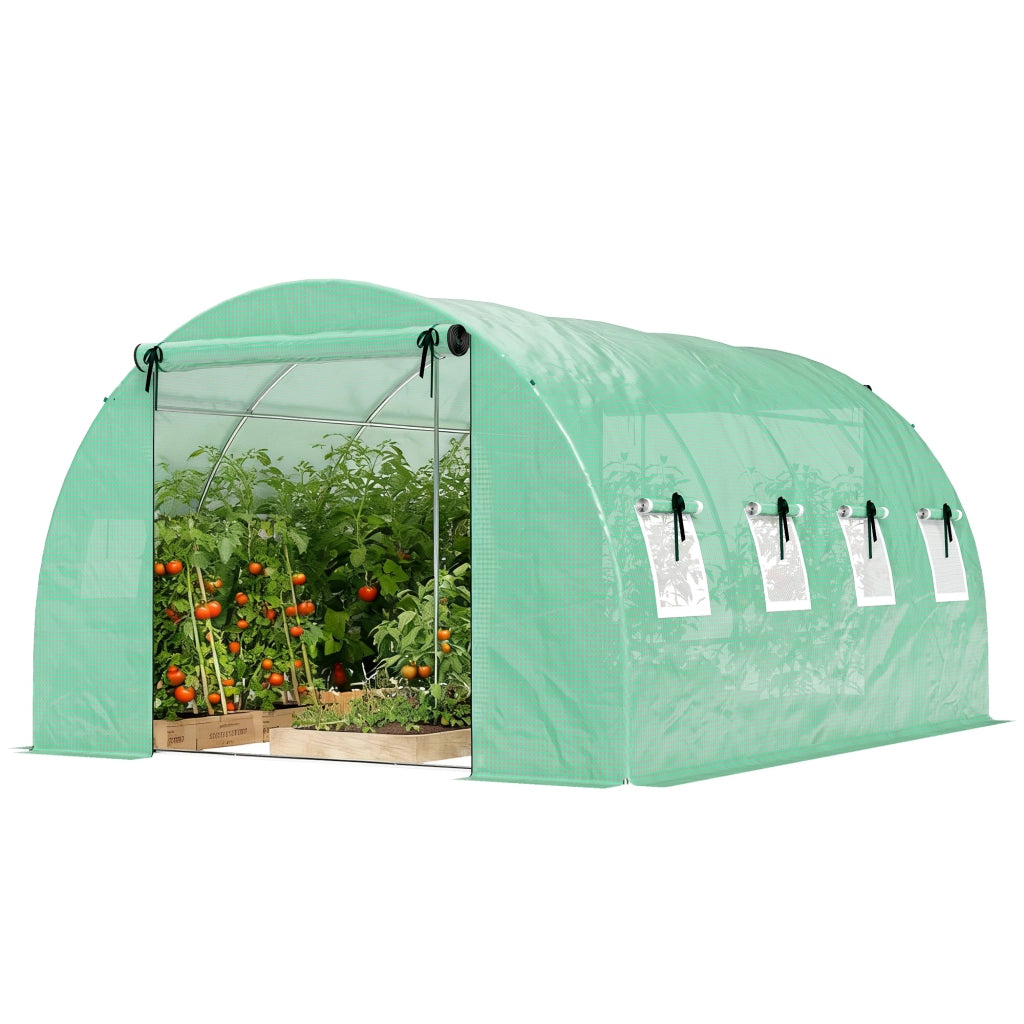 Serra tunnel 12m2 ¨C zephmum ¨C verde 295x400x200cm