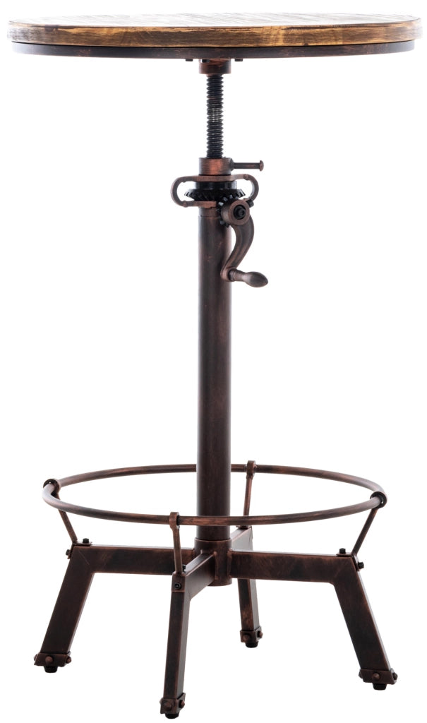 Tavolo design industriale Malita bronzo