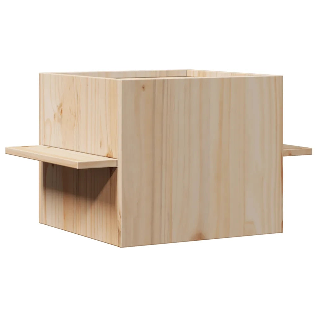 Cuccia per Gatti 51x35x30 cm in Legno Massello di Pino 859304
