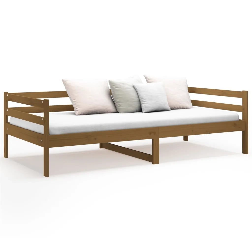 Dormeuse Miele 90x190 cm in Legno Massello di Pino cod mxl 60772
