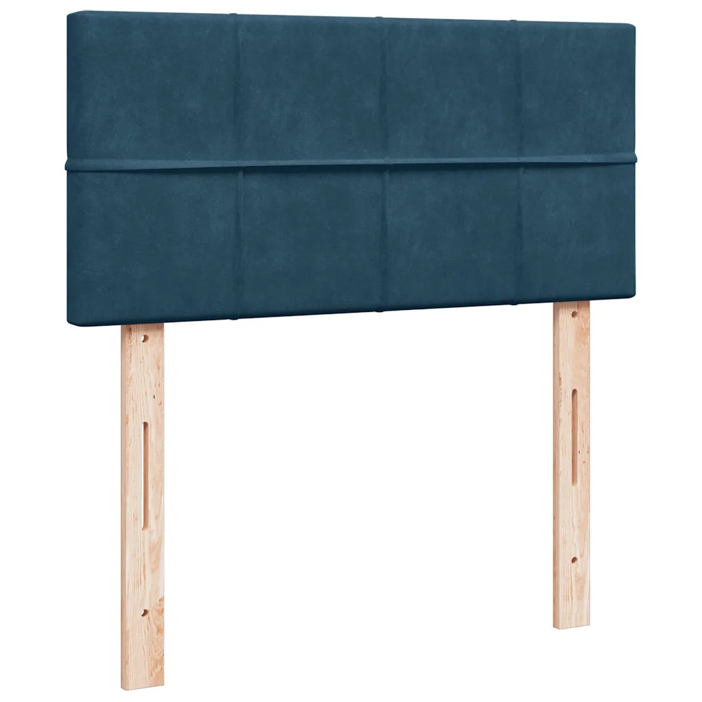 Struttura Letto Pouf con Materasso 100x200 cm Velluto