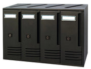 CASSETTA POSTALE ALUBOX CUBO C4 42X17,5X30 GRI GHISA