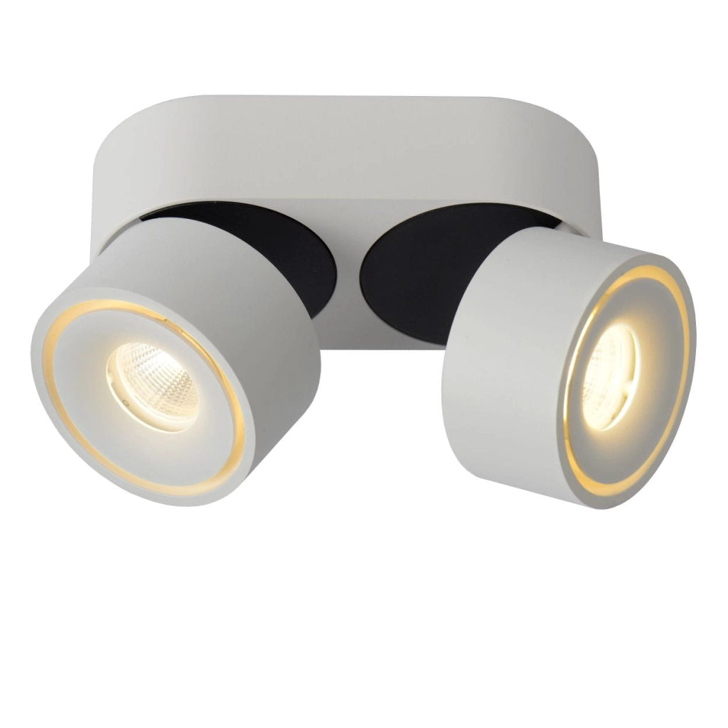 Lucide Yumiko spot LED incasso bianco 2 luci 8W 2700K
