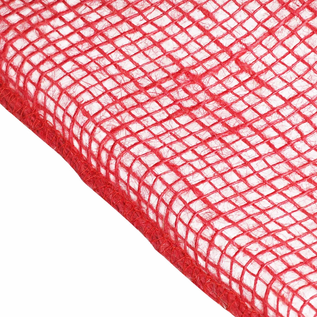 Rotolo di Juta 160 x 500 cm Rosso 42012176