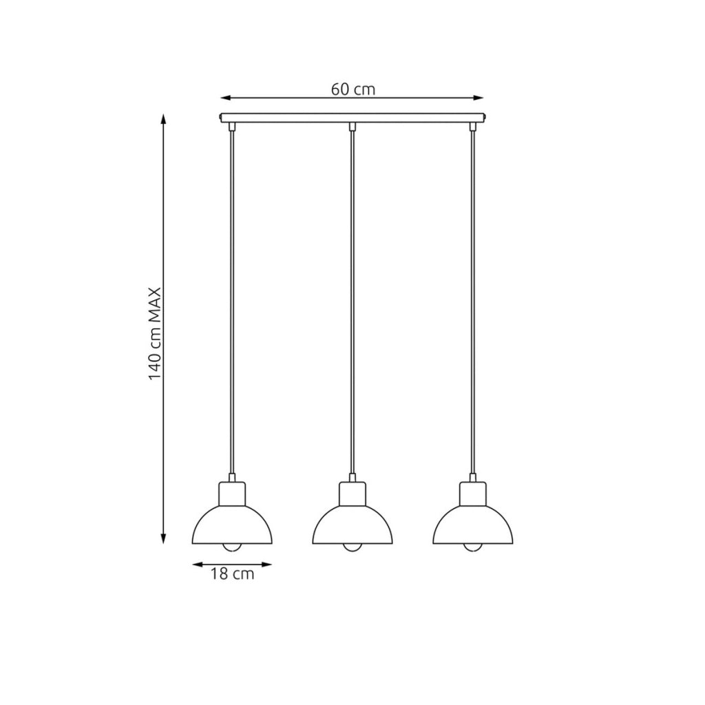 Lampada a sospensione Seco in acciaio bianco opaco e legno