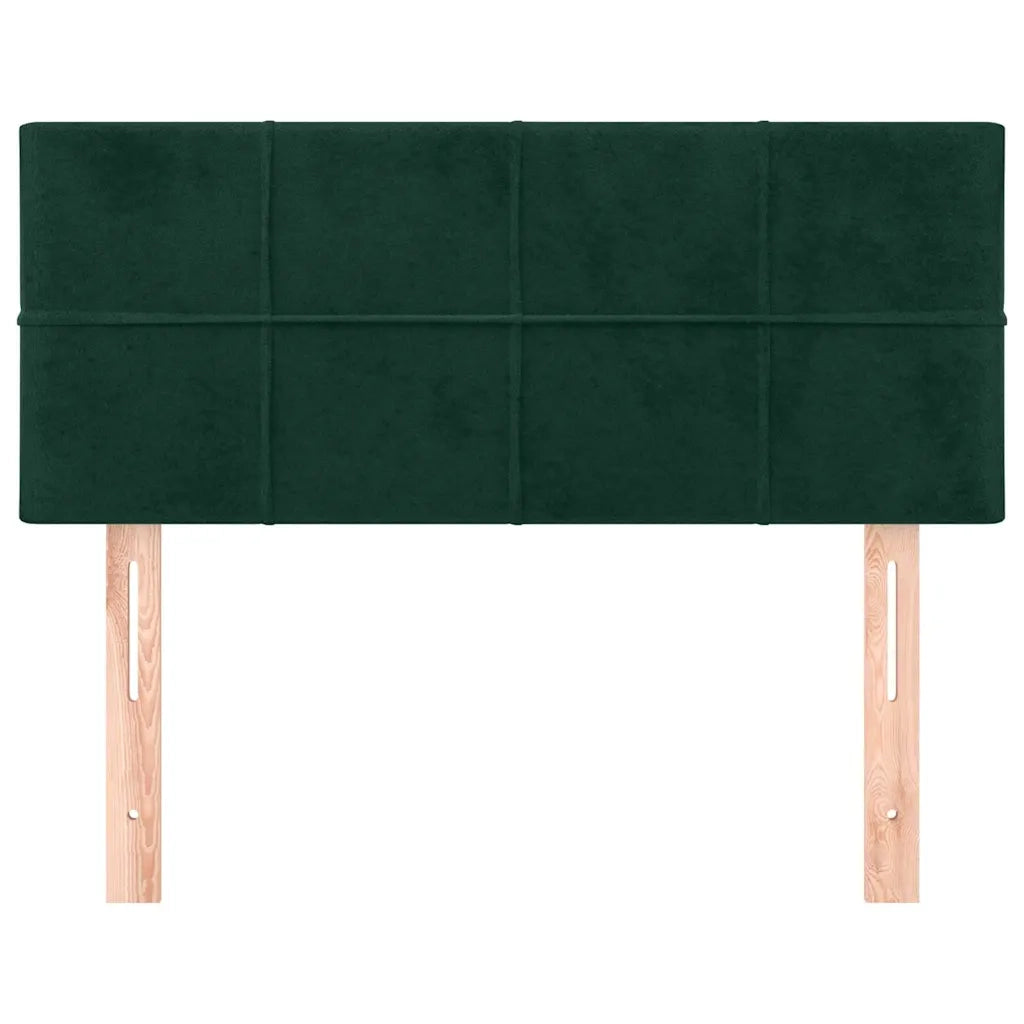 Testiera Verde Scuro 80x5x78/88 cm in Velluto 346015